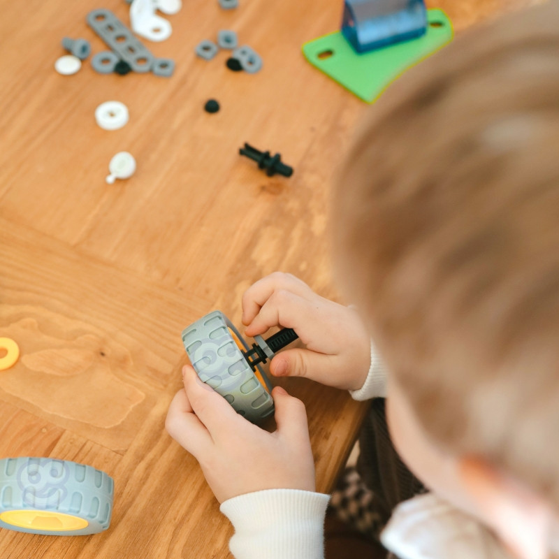 WOOPIE STEM statybinių blokų rinkinys 163 vnt.