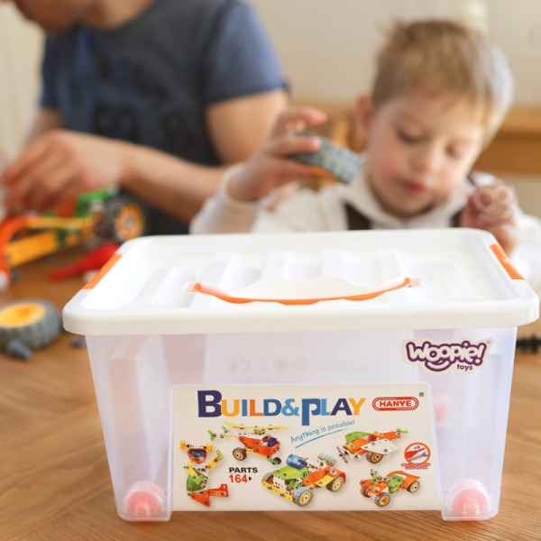 WOOPIE STEM statybinių blokų rinkinys 163 vnt. WOOPIE STEM statybinių blokų rinkinys 163 vnt.