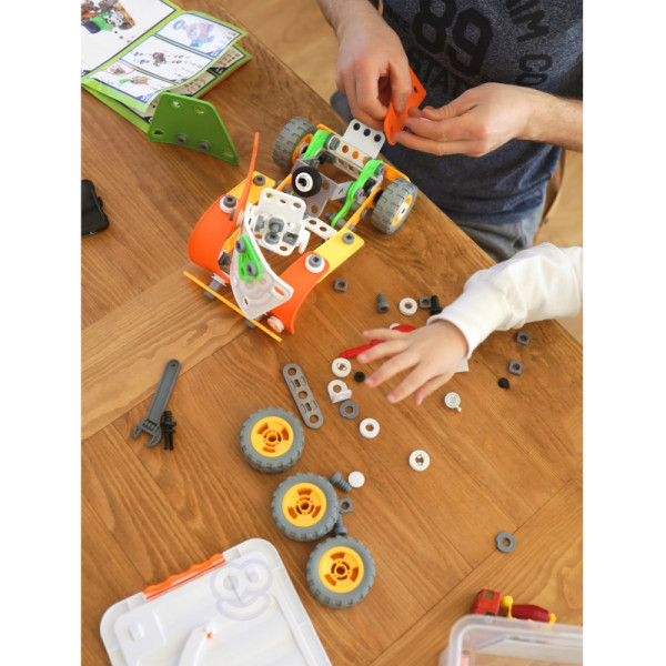 WOOPIE Construction Bricks Set STEM Vehicles 163 pcs.