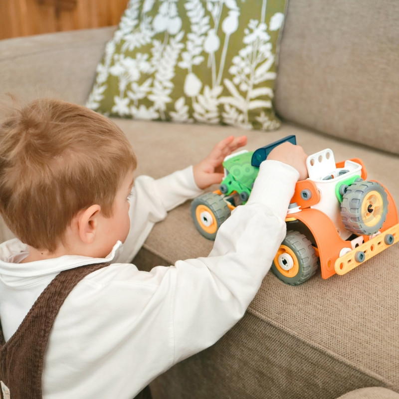 WOOPIE Construction Bricks Set STEM Vehicles 163 pcs.