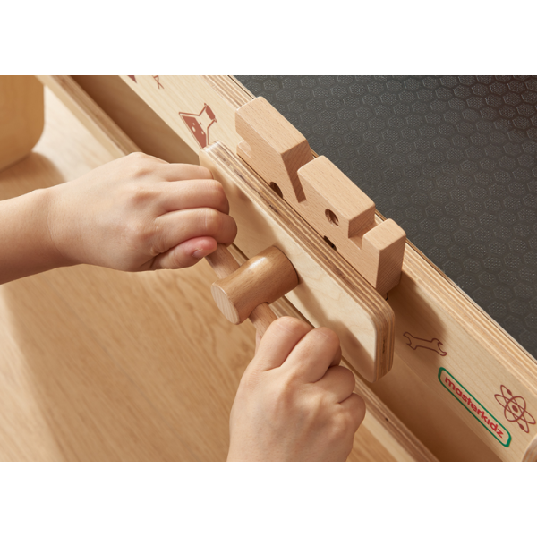 Мастерская MASTERKIDZ Wooden Workshop XXL Montessori STEM с инструментами и аксессуарами