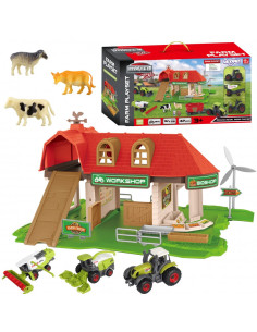 WOOPIE rinkinys Farm Tractors + Figures 42 vnt.