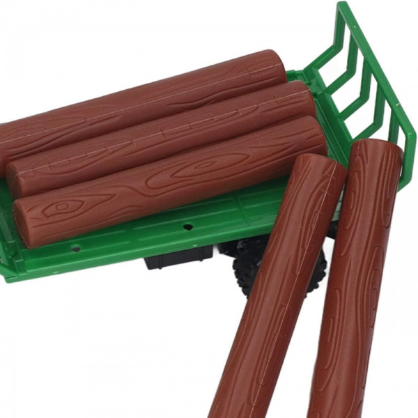 WOOPIE RC nuotolinio valdymo traktorius su priekaba - 1:24 mastelis WOOPIE RC nuotolinio valdymo traktorius su priekaba - 1:24 mastelis