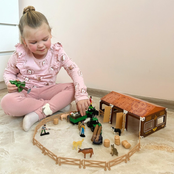 WOOPIE rinkinys Small Farmer XL ūkio figūrėlės WOOPIE rinkinys Small Farmer XL ūkio figūrėlės