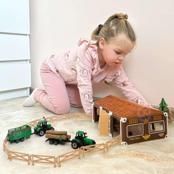 WOOPIE rinkinys Small Farmer XL ūkio figūrėlės WOOPIE rinkinys Small Farmer XL ūkio figūrėlės