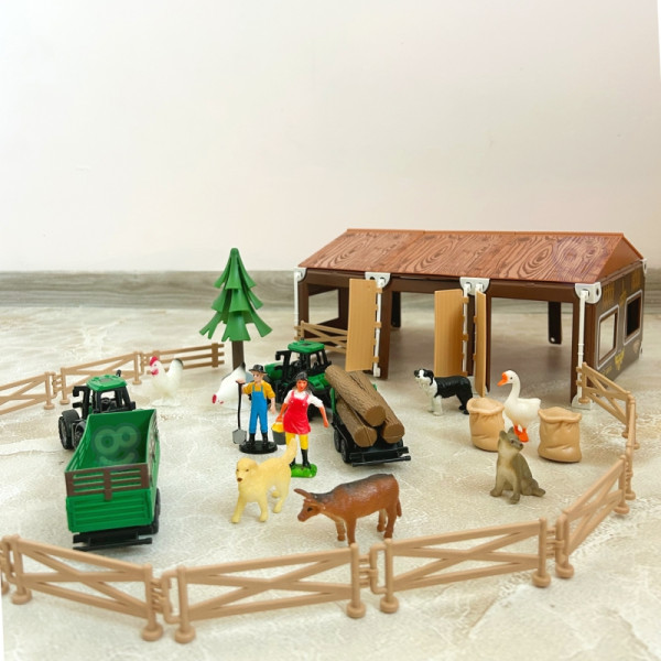 WOOPIE rinkinys Small Farmer XL ūkio figūrėlės WOOPIE rinkinys Small Farmer XL ūkio figūrėlės
