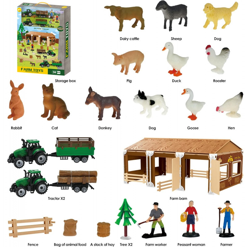 WOOPIE rinkinys Small Farmer XL ūkio figūrėlės