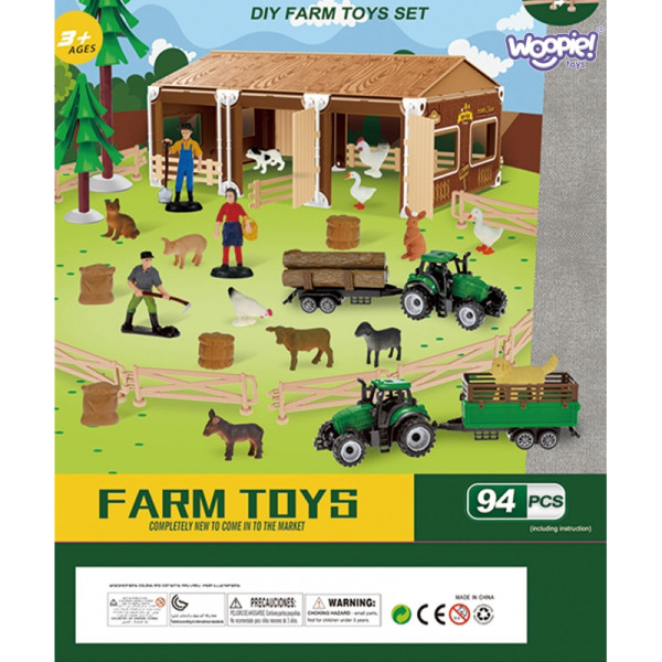 WOOPIE rinkinys Small Farmer XL ūkio figūrėlės WOOPIE rinkinys Small Farmer XL ūkio figūrėlės