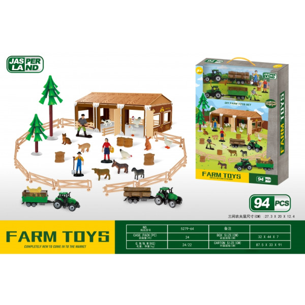 WOOPIE rinkinys Small Farmer XL ūkio figūrėlės WOOPIE rinkinys Small Farmer XL ūkio figūrėlės