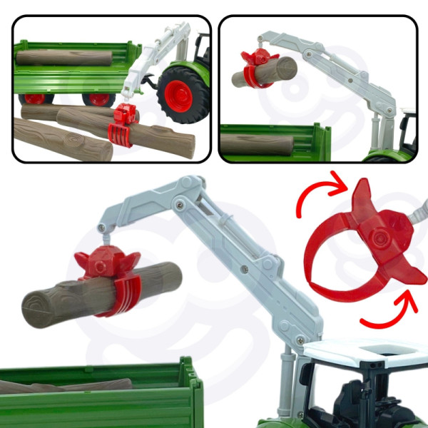 WOOPIE žemės ūkio technikos rinkinys traktorius traktorius sodyba mini ūkio gyvenvietė ūkininkai mastelis: 1:24 WOOPIE žemės ūkio technikos rinkinys traktorius traktorius sodyba mini ūkio gyvenvietė ūkininkai mastelis: 1:24