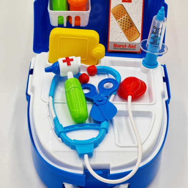 WOOPIE Little Doctor rinkinys kuprinėje 18 vnt. WOOPIE Little Doctor rinkinys kuprinėje 18 vnt.