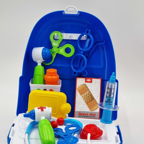 WOOPIE Little Doctor rinkinys kuprinėje 18 vnt. WOOPIE Little Doctor rinkinys kuprinėje 18 vnt.