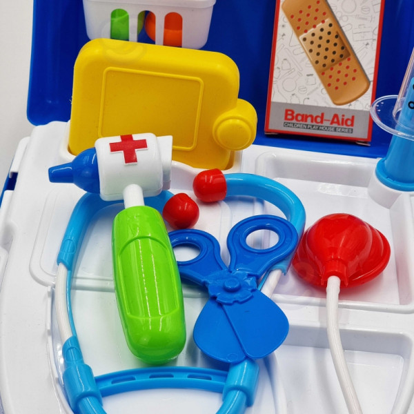 WOOPIE Little Doctor rinkinys kuprinėje 18 vnt. WOOPIE Little Doctor rinkinys kuprinėje 18 vnt.