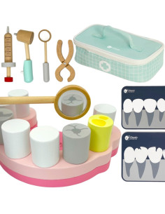 CLASSIC WORLD Zestaw Małego Dentysty Walizka Lekarza 18 el.