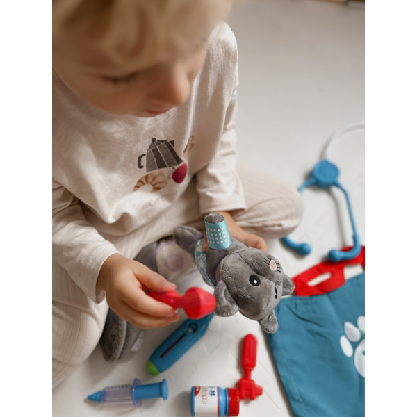 WOOPIE mažas veterinarijos rinkinys kačių krepšys WOOPIE mažas veterinarijos rinkinys kačių krepšys