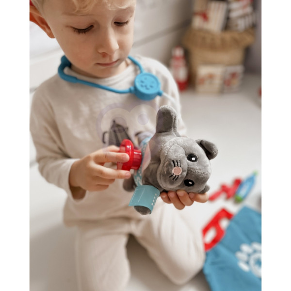 WOOPIE mažas veterinarijos rinkinys kačių krepšys WOOPIE mažas veterinarijos rinkinys kačių krepšys