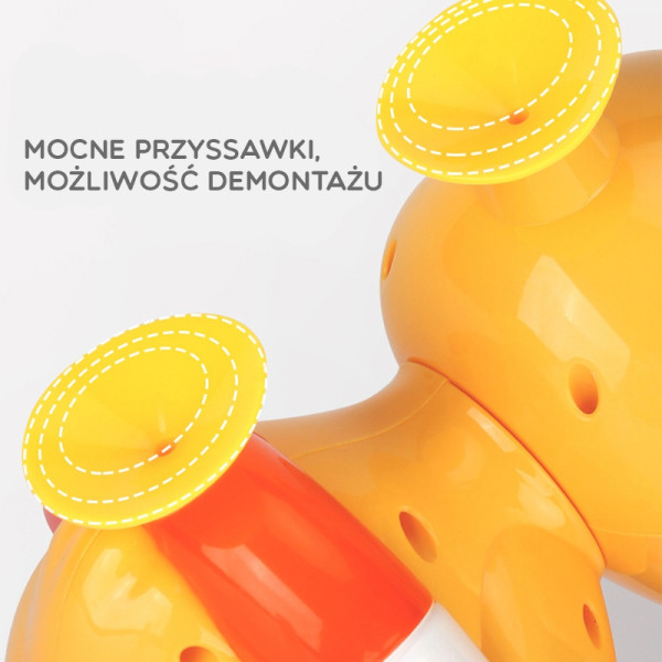 Игрушка для купания "Утенок Вупи Бэби" с вращающимся колесом и переливом