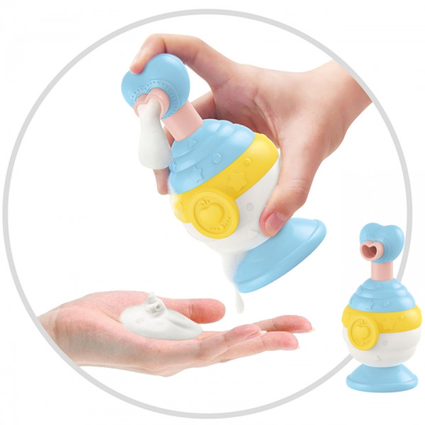 WOOPIE BABY vonios žaislų puodelis + antis + muilo dozatoriaus rinkinys WOOPIE BABY vonios žaislų puodelis + antis + muilo dozatoriaus rinkinys