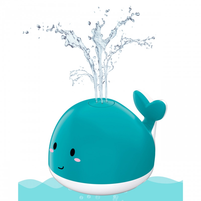WOOPIE Whale Fountain Bath Toy - Blue