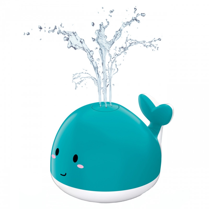 WOOPIE Whale Fountain Bath Toy - Blue