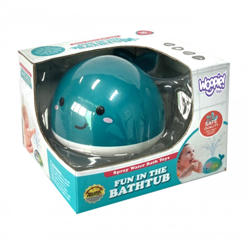 WOOPIE Whale Fountain Bath Toy - Blue