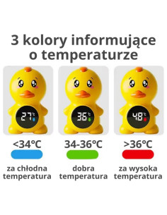 WOOPIE BABY Termometr do Mierzenia Temperatury Wody Kaczuszka 2