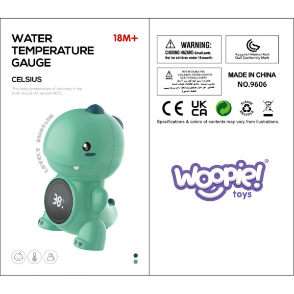 WOOPIE BABY vandens temperatūros termometras mėlynas WOOPIE BABY vandens temperatūros termometras mėlynas
