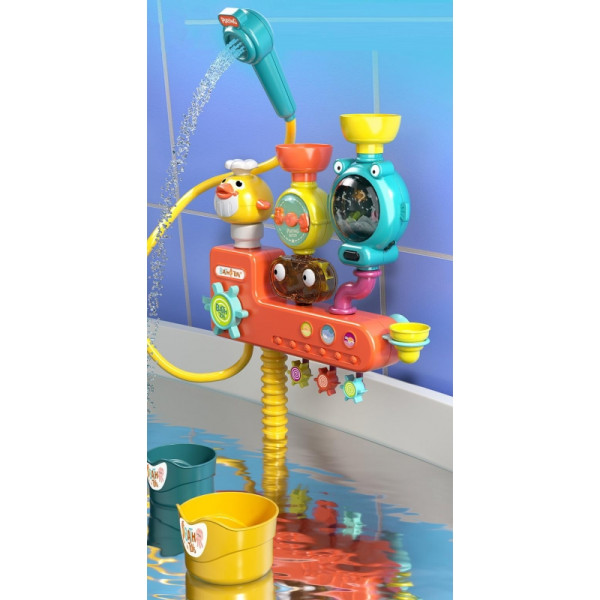 WOOPIE BABY Zabawka do Kąpieli Kranik Prysznic Fontanna Przelewowa Kaczuszka