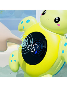 WOOPIE BABY Termometr do Kąpieli 2w1 Mierzenia Temperatury Wody i Pomieszczenia Żółwik 2