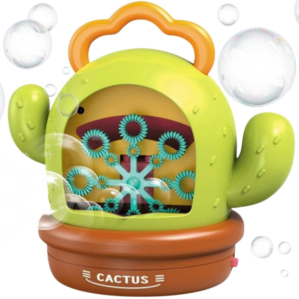 WOOPIE Interactive Cactus Bubble Machine