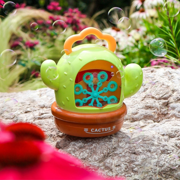 WOOPIE Interactive Cactus Bubble Machine