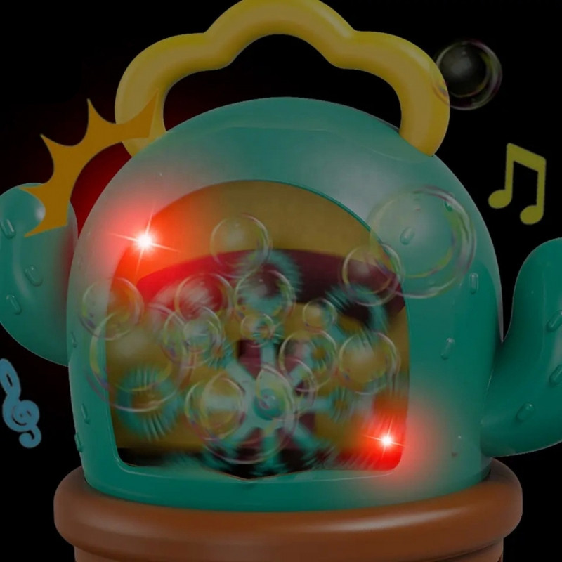 WOOPIE Interactive Cactus Bubble Machine
