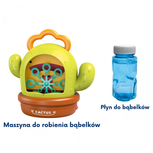 WOOPIE Interactive Cactus Bubble Machine