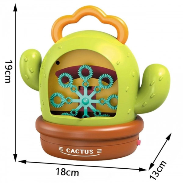WOOPIE Interactive Cactus Bubble Machine