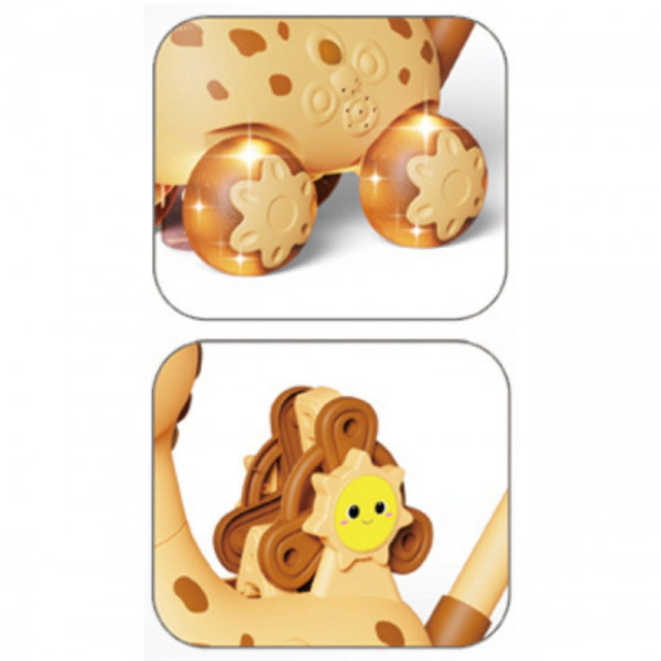 WOOPIE Pusher Giraffe 2in1 muilo burbulų mašina vaikams