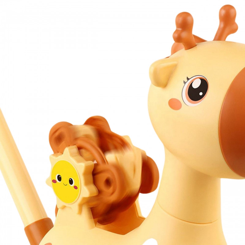 WOOPIE Pusher Giraffe 2in1 muilo burbulų mašina vaikams