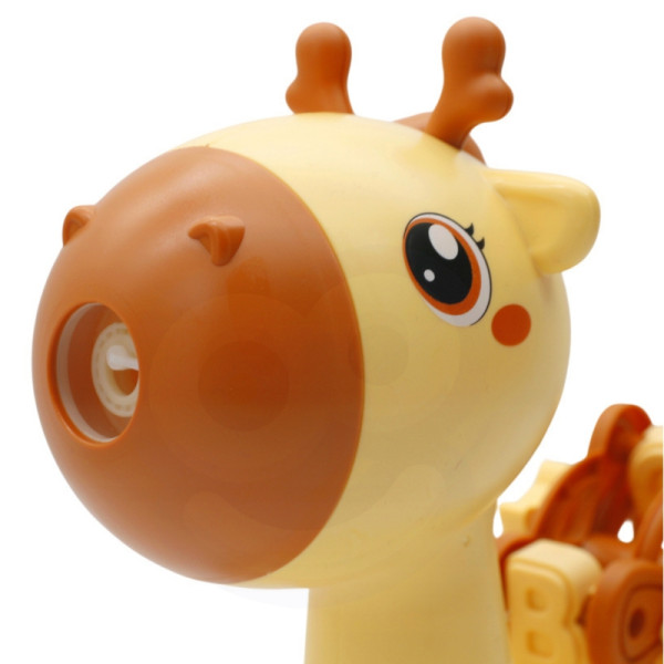 WOOPIE Pusher Giraffe 2in1 muilo burbulų mašina vaikams