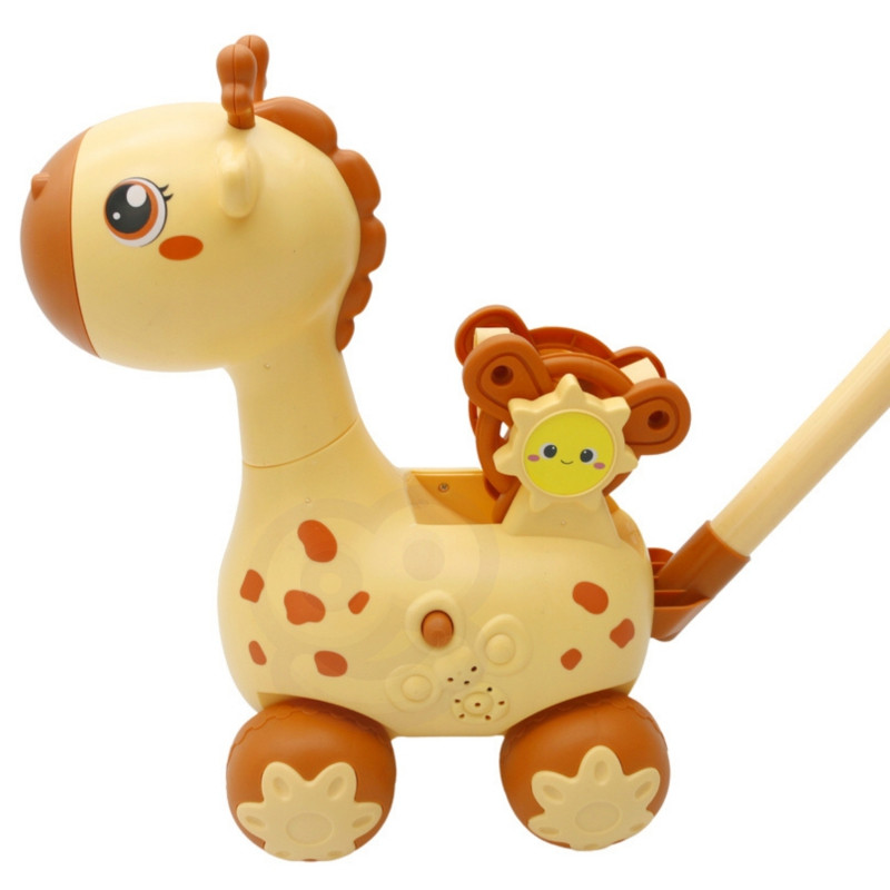 WOOPIE Pusher Giraffe 2in1 muilo burbulų mašina vaikams
