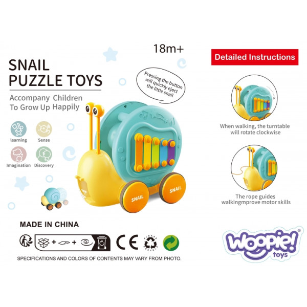 WOOPIE traukiančios sraigės 4in1 cimbolų sensorinių žvaigždučių paleidimo įrenginys + mažas automobilis WOOPIE traukiančios sraigės 4in1 cimbolų sensorinių žvaigždučių paleidimo įrenginys + mažas automobilis