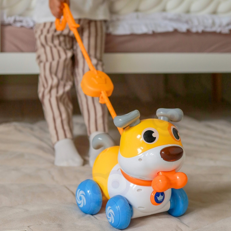 WOOPIE Интерактивный толкатель собак 2-в-1 с лаем на 360°, 6 м+