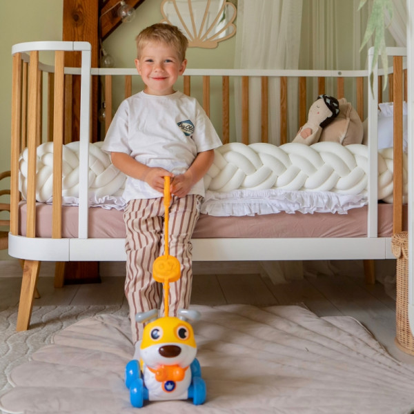 WOOPIE Интерактивный толкатель собак 2-в-1 с лаем на 360°, 6 м+