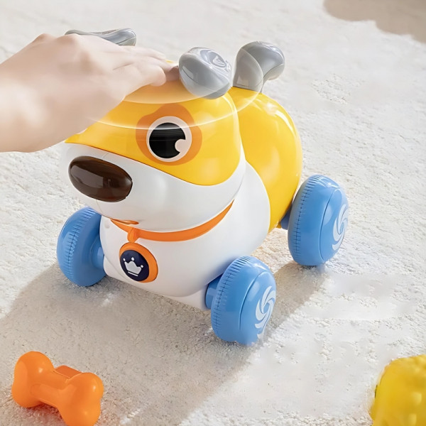 WOOPIE Интерактивный толкатель собак 2-в-1 с лаем на 360°, 6 м+