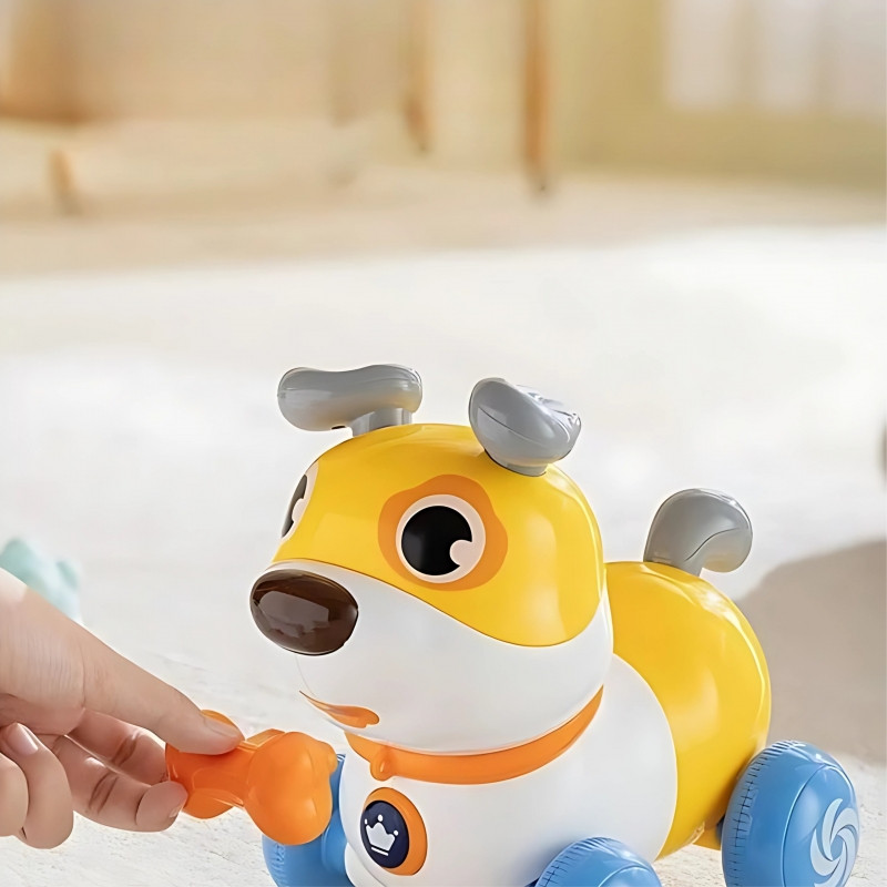 WOOPIE Интерактивный толкатель собак 2-в-1 с лаем на 360°, 6 м+