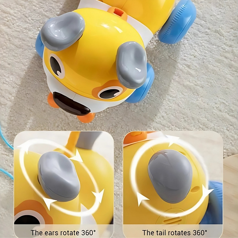 WOOPIE Интерактивный толкатель собак 2-в-1 с лаем на 360°, 6 м+