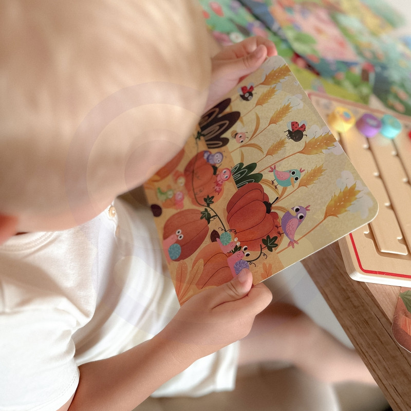 TOOKY TOY Деревянная игра для обучения счёту животных