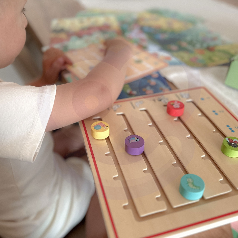 TOOKY TOY Деревянная игра для обучения счёту животных