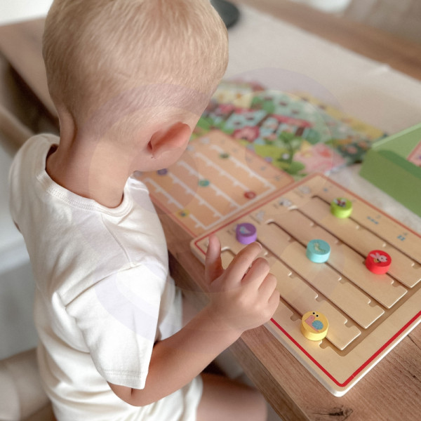 TOOKY TOY Деревянная игра для обучения счёту животных