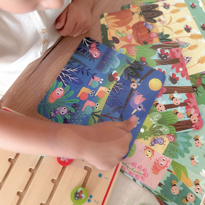 TOOKY TOY Деревянная игра для обучения счёту животных