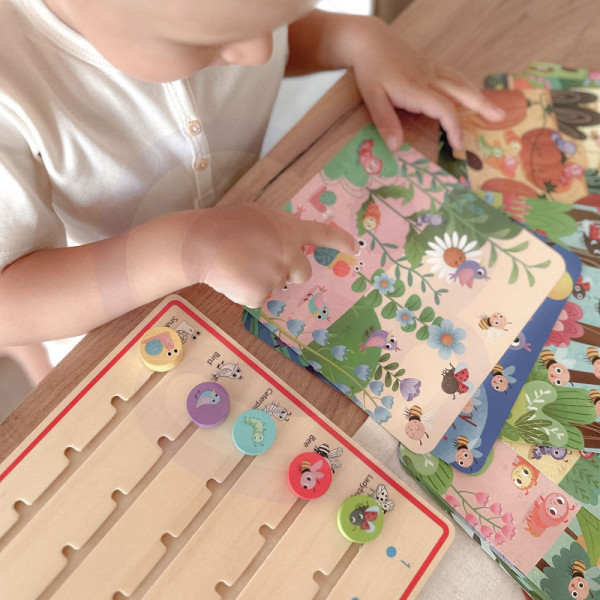 TOOKY TOY Деревянная игра для обучения счёту животных