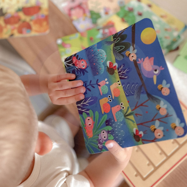 TOOKY TOY Деревянная игра для обучения счёту животных